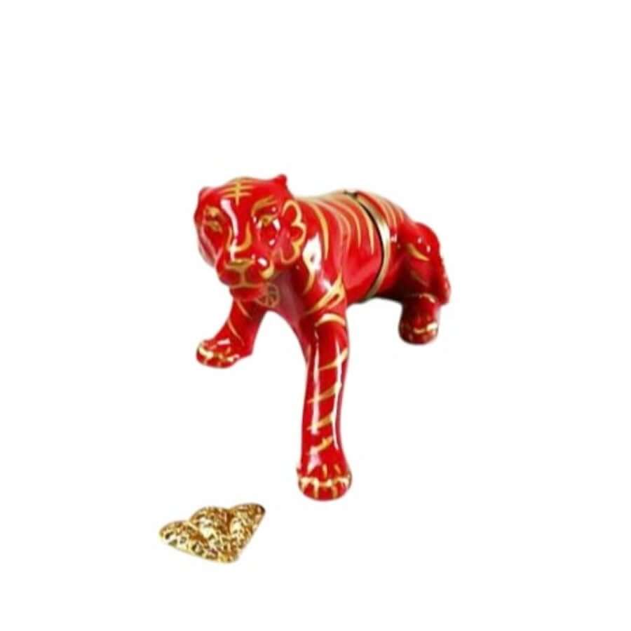 Limoges Porcelain Red Tiger