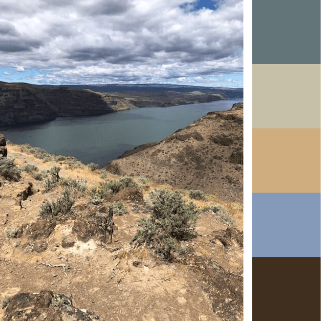 Colors of the Columbia River Gorge.
