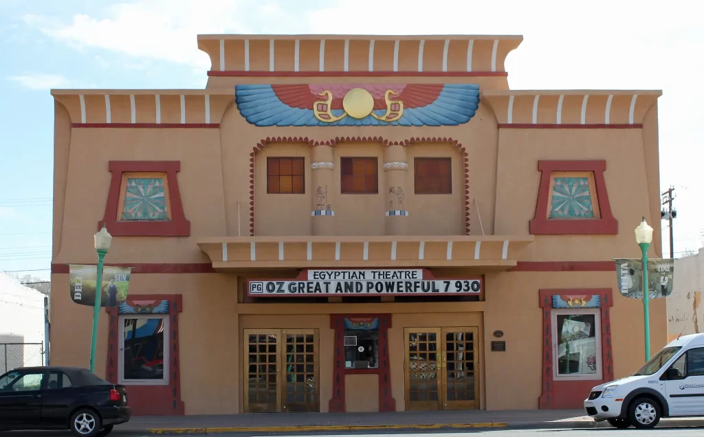 Another Egyptian revival Art Deco movie house in Colorado. 