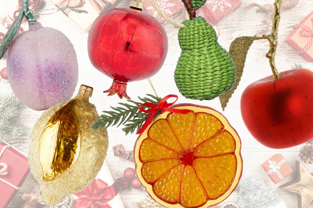 Fruit Christmas Ornaments