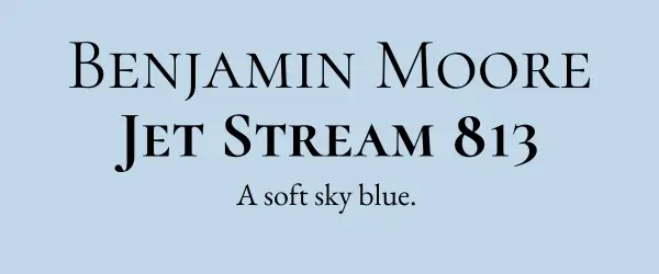 Benjamin Moore Jet Stream 813
