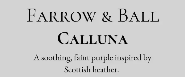 Farrow & Ball Calluna purple