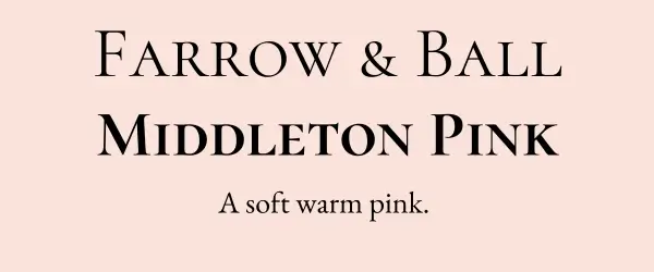Farrow & Ball Middleton Pink