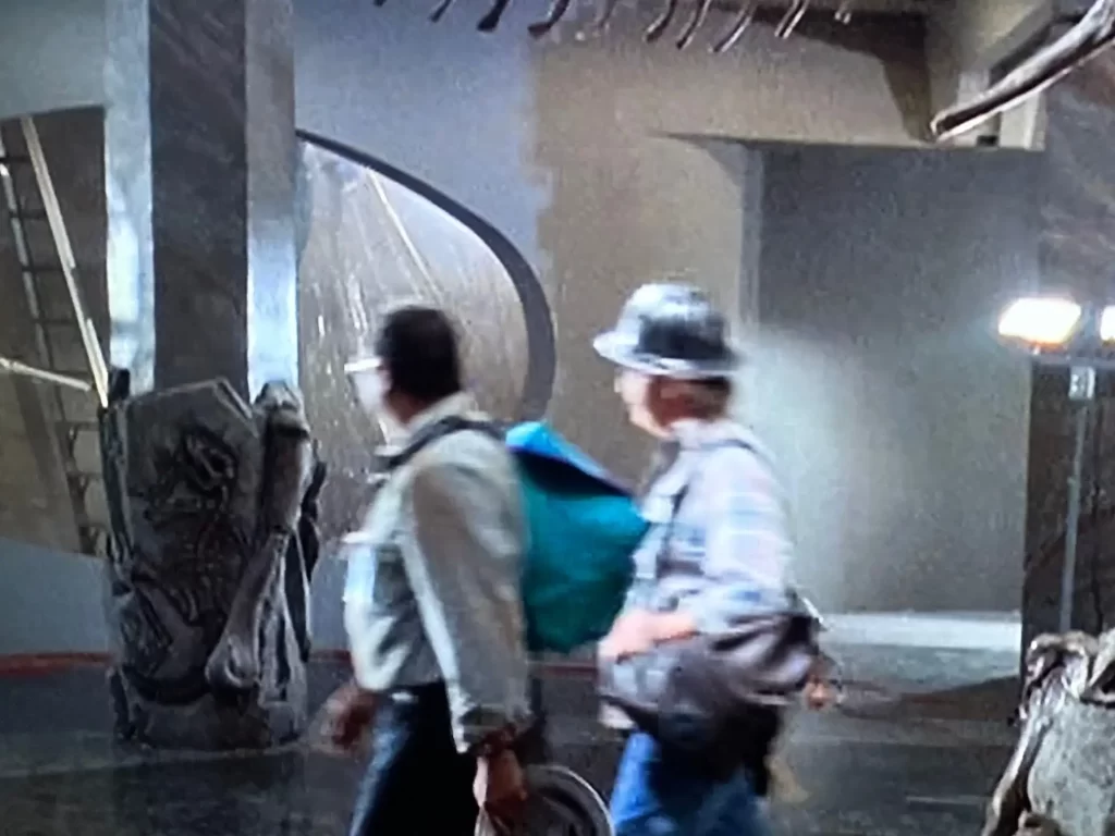 Jurassic Park Visitor Center column