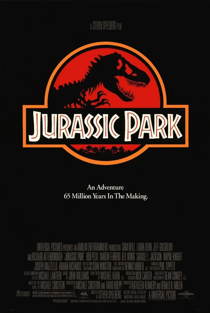 Jurassic Park Original Movie Poster