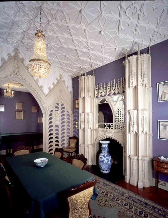 The Holbein Chamber within the Strawberry Hill House in Twickenham, London.