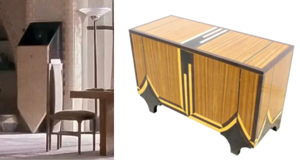 Examples of Art Deco Revival furniture