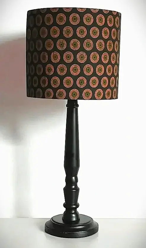 Shweshwe lampshade